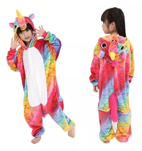 Pijama Feminino Kigurumi Fantasia Cosplay Pelúcia Confortável