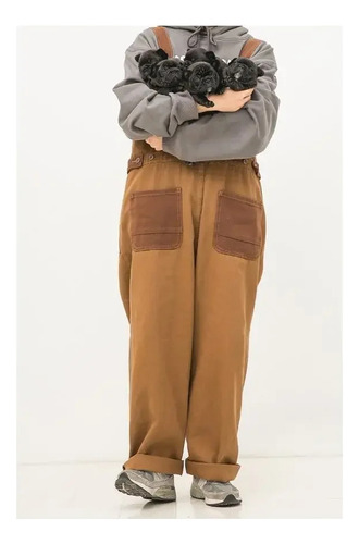 Monos De Algodón Retro Y Pantalones Unisex Para Ropa De Trab