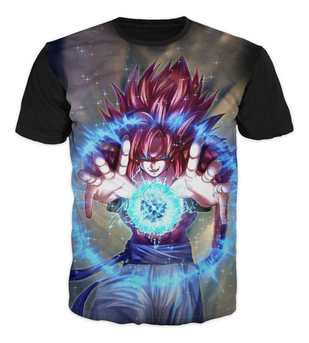 Camisetas De Dragon Ball Z Goku Vegeta Adultos Y Niños Ref06