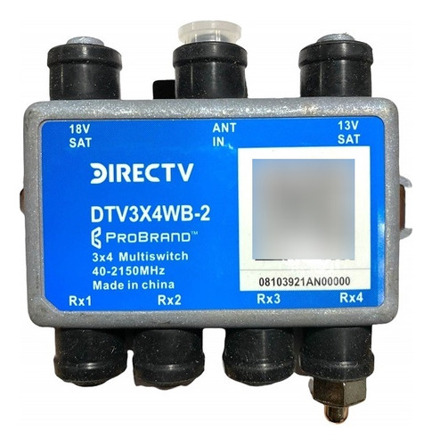 Multiswitch 3x4 Directv Para Vhf Uhf Catv Fta Tda 5 Unidades