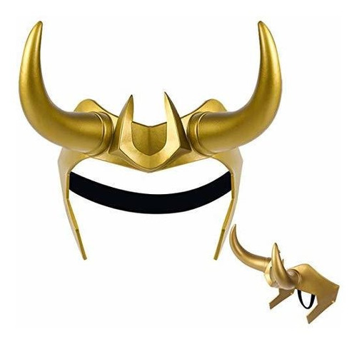 3d Loki Helmet With Horns Thor Ragnarok Crown Norse Mytholog