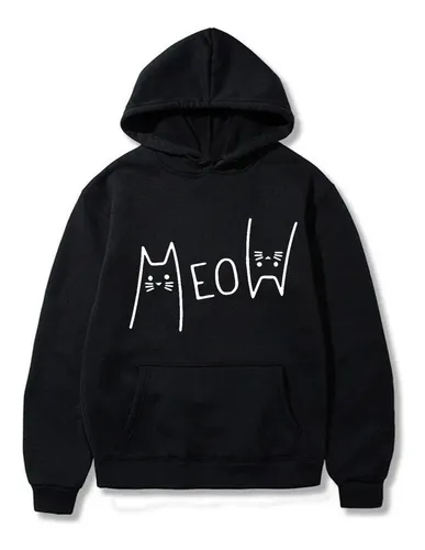 Blusa De Frio Moletom Moleton Meow Gatinho Gato Fofo MercadoLivre