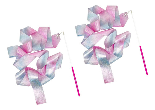 2 Cintas De Baile Brillantes De 2m, De 2 Piezas