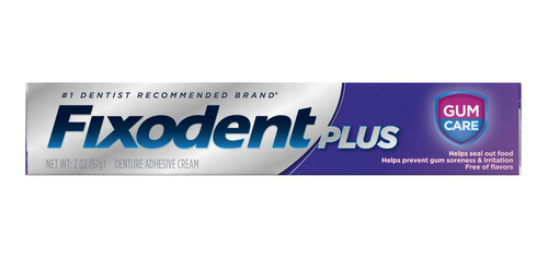 Adhesivo Dental Fixodent Gum Care 57g