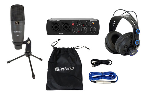 Kit Grabacion Presonus Audiobox Usb96 Studio + Rocker Music