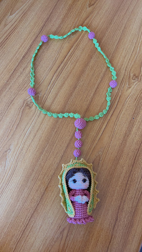 2 Rosarios De La Virgen De Guadalupe Tejido A Crochet