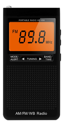 Radio Portátil Am Fm Mini Radio Estéreo De Bolsillo Para Gim