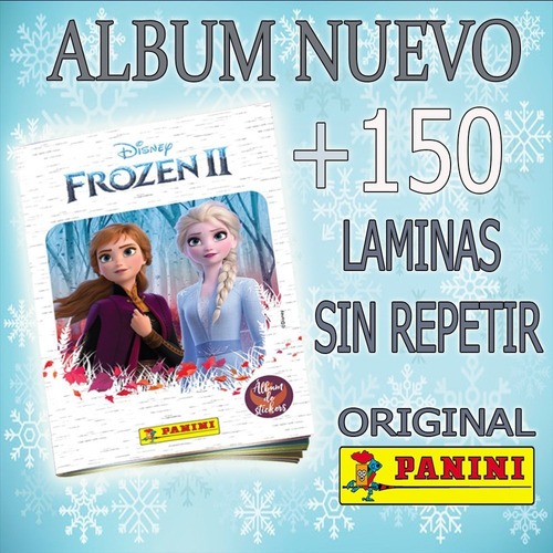 Album Frozen 2 Panini + 150 Laminas Sin Repetir
