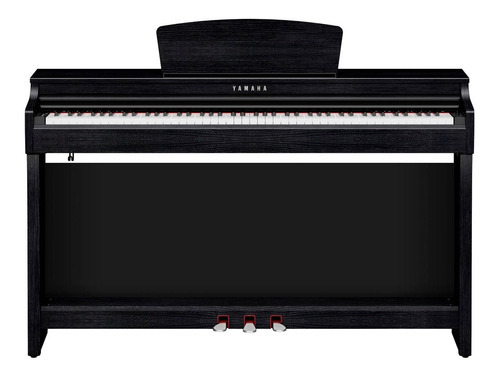 Piano digital Yamaha Clavinova Clp-725 Bivolt de color negro