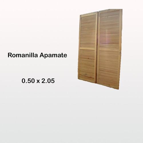 Puerta Romanilla Apamate 0.50 X 2.05 Masisa