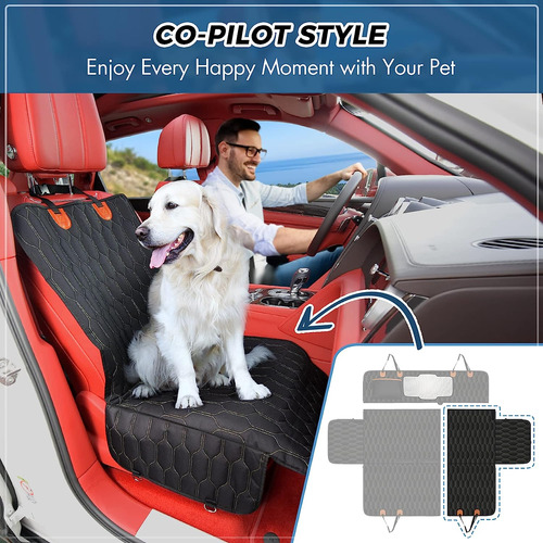 Funda De Asiento De Coche 6 En 1, 100% Impermeable, Hamaca P