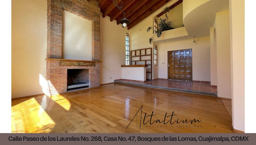 Casa En Venta Calle Paseo De Los Laureles No. 268, Casa No. 47, Bosques De Las Lomas, Cuajimalpa, Cdmx. Vg5-di