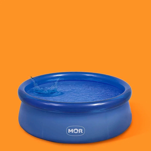 Piscina Inflável redonda Mor 001048 de 1.65m x 55cm 1000L azul