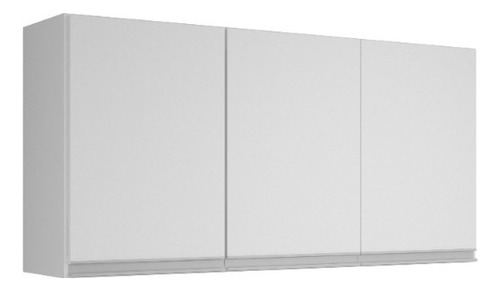 Armário Aéreo Karen 119cm 3 Portas Branco Peternella