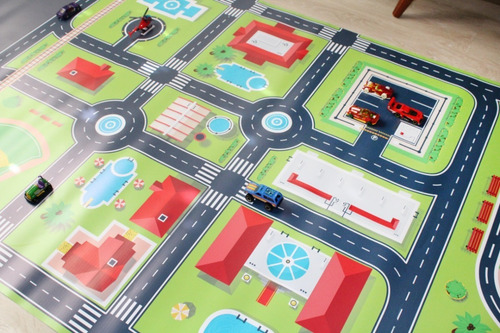 Pista Hotwheels Lona - Tamanho 147x100cm