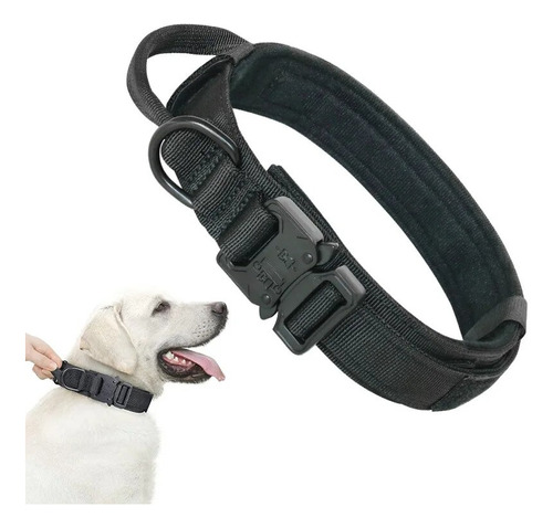 Collar Táctico, Para Perros Reforzado Ajustable, Talla L