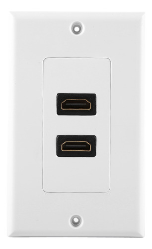 Cubierta Frontal Ethernet Chapada En Oro Con Placa De Pared