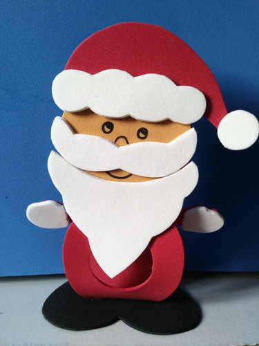 Porta Bombom De Papai Noel Em Eva - 20 Unidades | MercadoLivre Porta Bombom De Papai Noel Em Eva - 20 Unidades | MercadoLivre