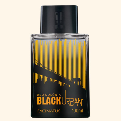 Perfume Masculino Black Urban Deo Colônia Homem Facinatus