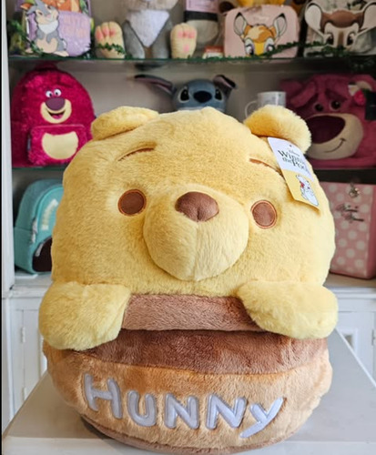 Peluche Winnie Pooh 40 Cm 3 En 1 Frazada Cojín Y Almohada Amarillo Lisa