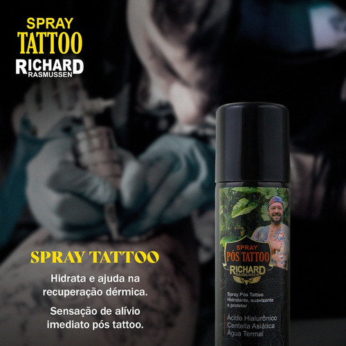 Imagem 3 de 4 de Kit Pós Tatuagem Ativa Cor Hidrata Realça Tattoo