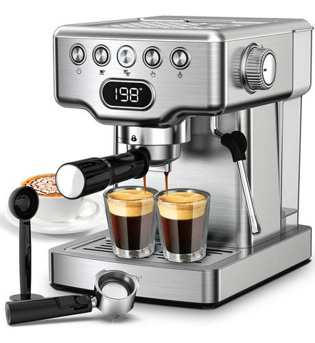 Geek Chef Espresso Máquina, Fabricante De Café Espresso De 2