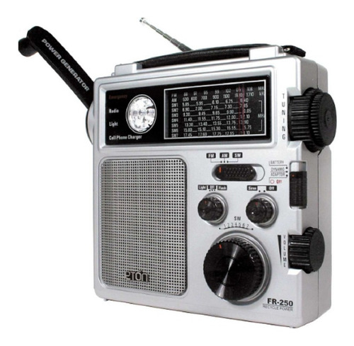 Radio Sw (1-7) Am Recargable  Grundig Eton Dinamo Emergencia