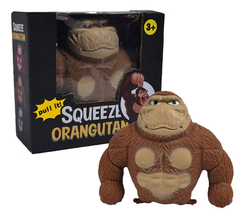Juguete Elástico Gorila | Goma Relleno Arena Con Pegamento