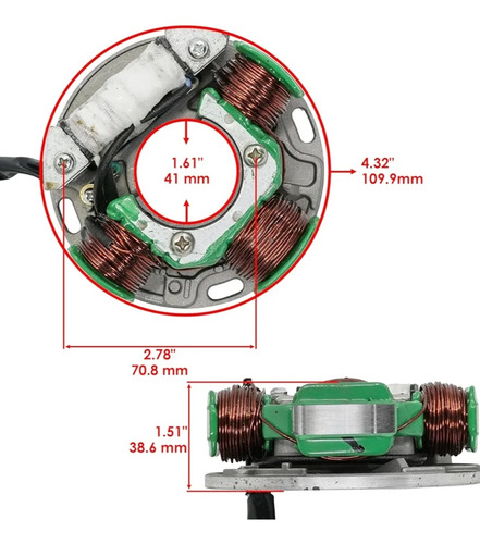 Estator Magneto Sea-doo Xp 650 Xp-650 657cc Jetski Xp650