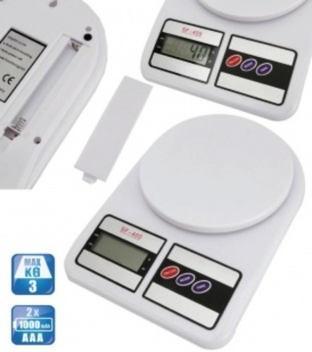 Imagen 1 de 3 de Balanza Cocina Digital Duris Muy Linda Y Práctica