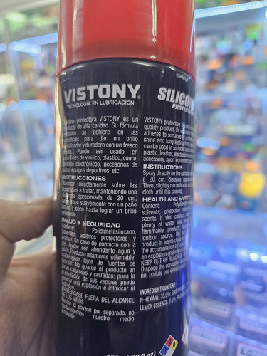 Silicona En Aereosol Vistony 356 Ml (12 Oz)