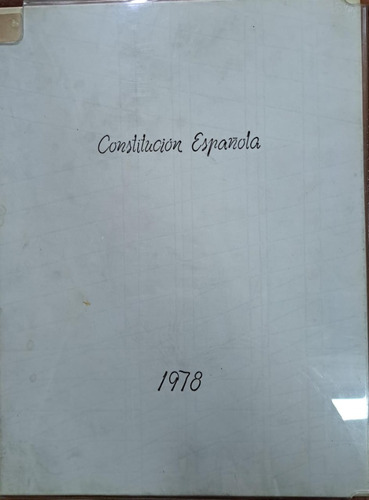 Constitución Española 1978-antonio Gil-nacional-lib Merlin