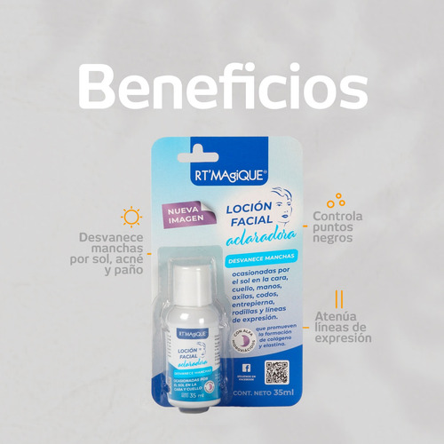2 Pz Loción Aclaradora Rt Magique Con Acido Glicolico Todo Tipo De Piel Día/noche