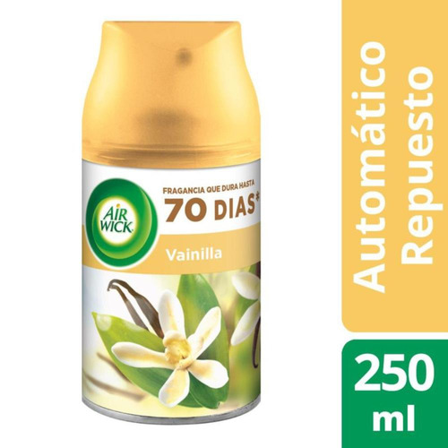 Repuesto aromatizante Air Wick Exotic Scents en aerosol vainilla 250 ml