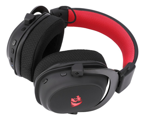 Headset Gamer Zeus Pro Preto Sem Fio Preto