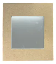 Comprar Combo Madera Mdf Rectangulo 26 Cm + Espejo 15 Cm Mosaiquismo