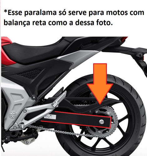Paralama C Suporte De Placa Chopper Road 150 Master Ride 150