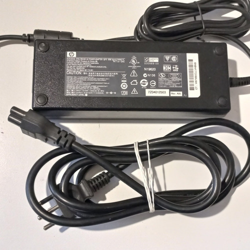 Cargador Note Hp 120w, 18,5v 6,5a Original Con Pin Central 