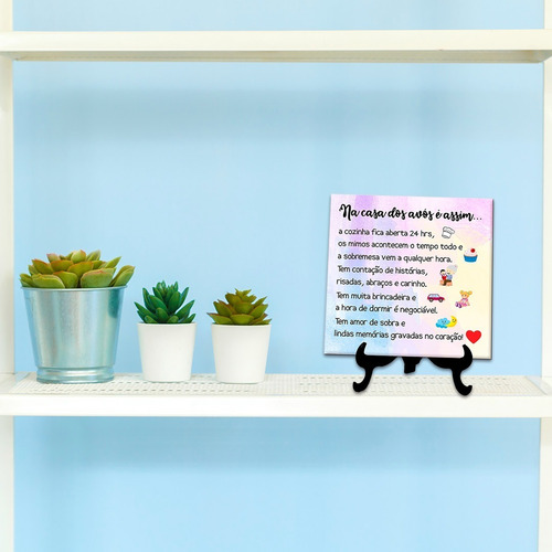 Azulejo Personalizado Regras Dos Avós - Decoração
