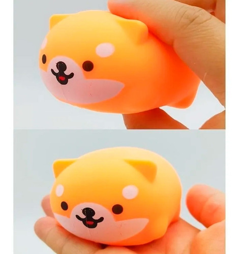 Imagen 5 de 6 de Squishy Shiba Inu Animalitos Antiestress Ansiedad Apretable