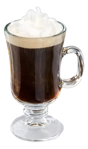 Jarro Jarrito De Vidrio 250ml Mug Capuchino Café X6 Unidades Cristal