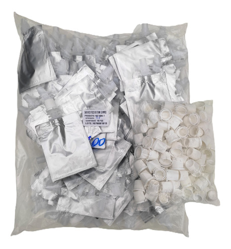 Sache Metalizado Fosco Com Bico 90x70mm 100unid 30ml - Ideal