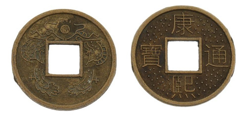2 De 50pcs Monedas Chinos De Feng Shui Antigua Fortuna I