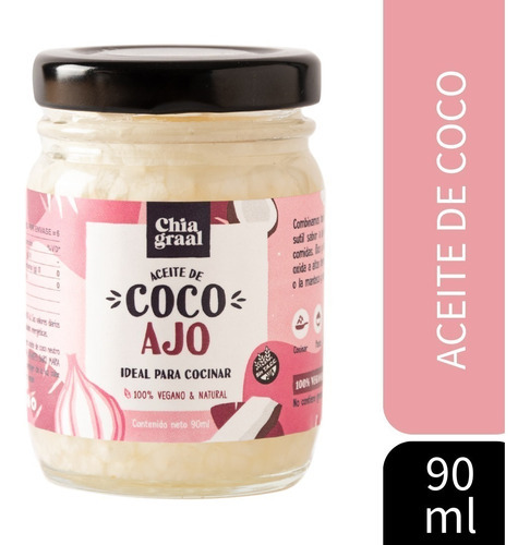 Aceite De Coco Chia Graal Ajo 90ml