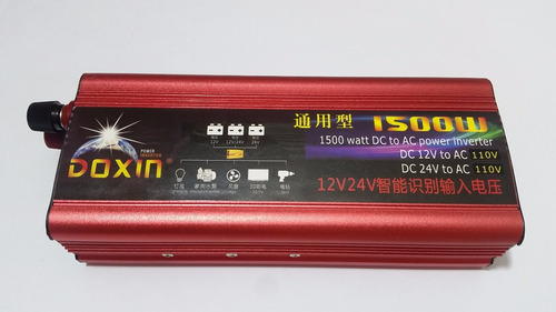 Inversor Dual  1500w 12v / 24v -110v  