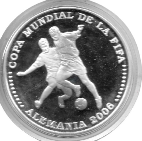 Paraguay Moneda De Plata Mundial Alemania 2006 Km 201 - Unc