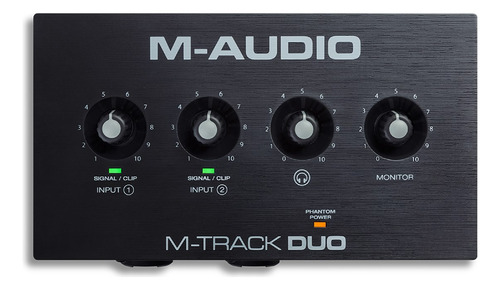 Placa De Audio M-audio Mtrackduo Usb 2 Entradas 2 Salidas
