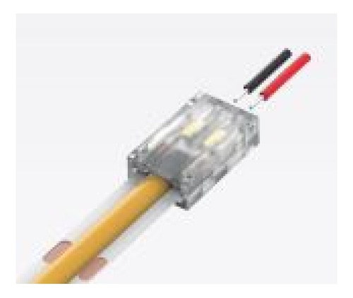 Interconector Cable A Tira Cob Smd 8mm 2 Pines Icat-8mm-2p Luz Transparente