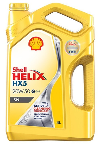 Aceite 20w50 Doble Sello Shell Helix Hx5 4 Lts