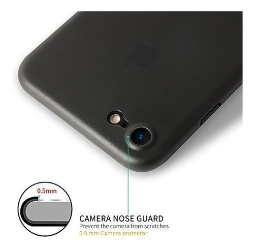 Funda Compatible Con Iphone 7/ 8/ Se 2020 Slim Case, Negro